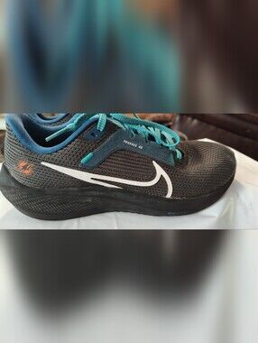Nike Men's Pegasus 40 Size  7  Miami Dolphins Design And Colors.